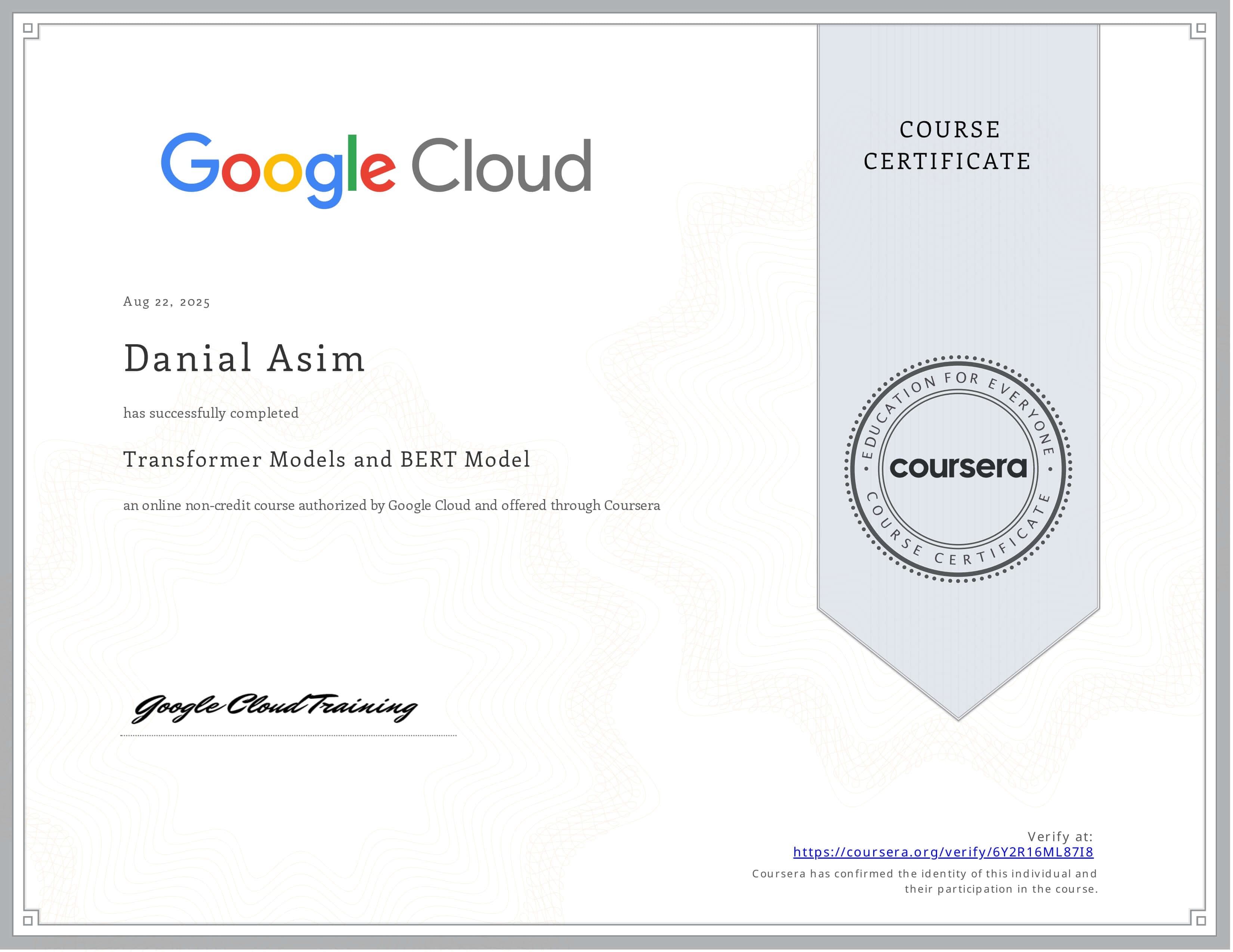 Transformer Models and BERT Model